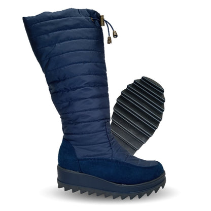 Bota Casual con cierre interno Itzel 310 Microfibra Marino para mujer