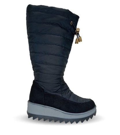 Bota Casual con cierre interno Itzel 310 Microfibra Negro para niña y mujer