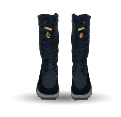 Bota Casual con cierre interno Itzel 310 Microfibra Negro para niña y mujer