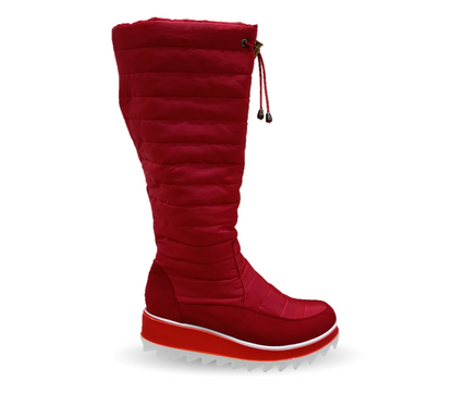 Bota Casual con cierre interno Itzel 310 Microfibra Rojo para mujer