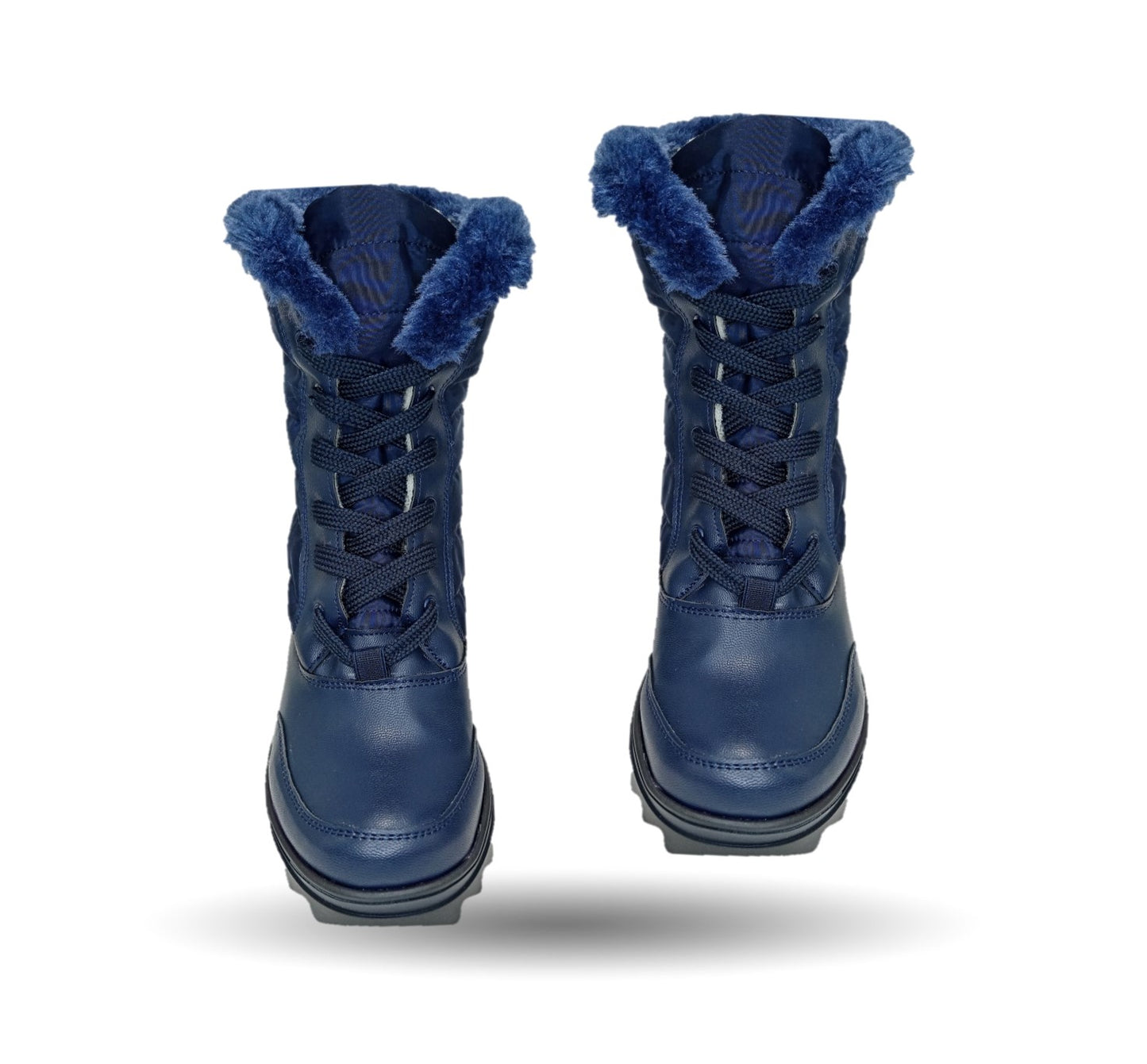 Bota Casual con cierre interno Itzel 360 Microfibra Marino para mujer