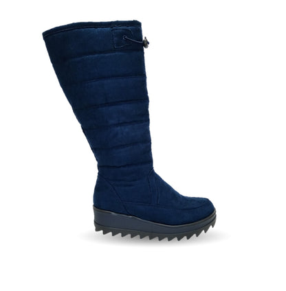 Botas Casuales con cierre interno Itzel 380 Microfibra Marino para mujer