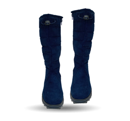 Botas Casuales con cierre interno Itzel 380 Microfibra Marino para mujer