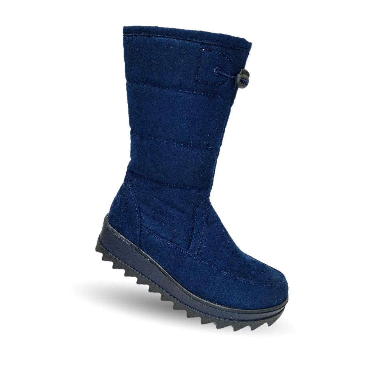 Bota Casual con cierre interno Itzel 385 Microfibra Marino para mujer