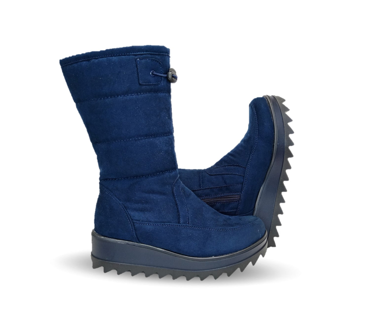 Bota Casual con cierre interno Itzel 385 Microfibra Marino para mujer