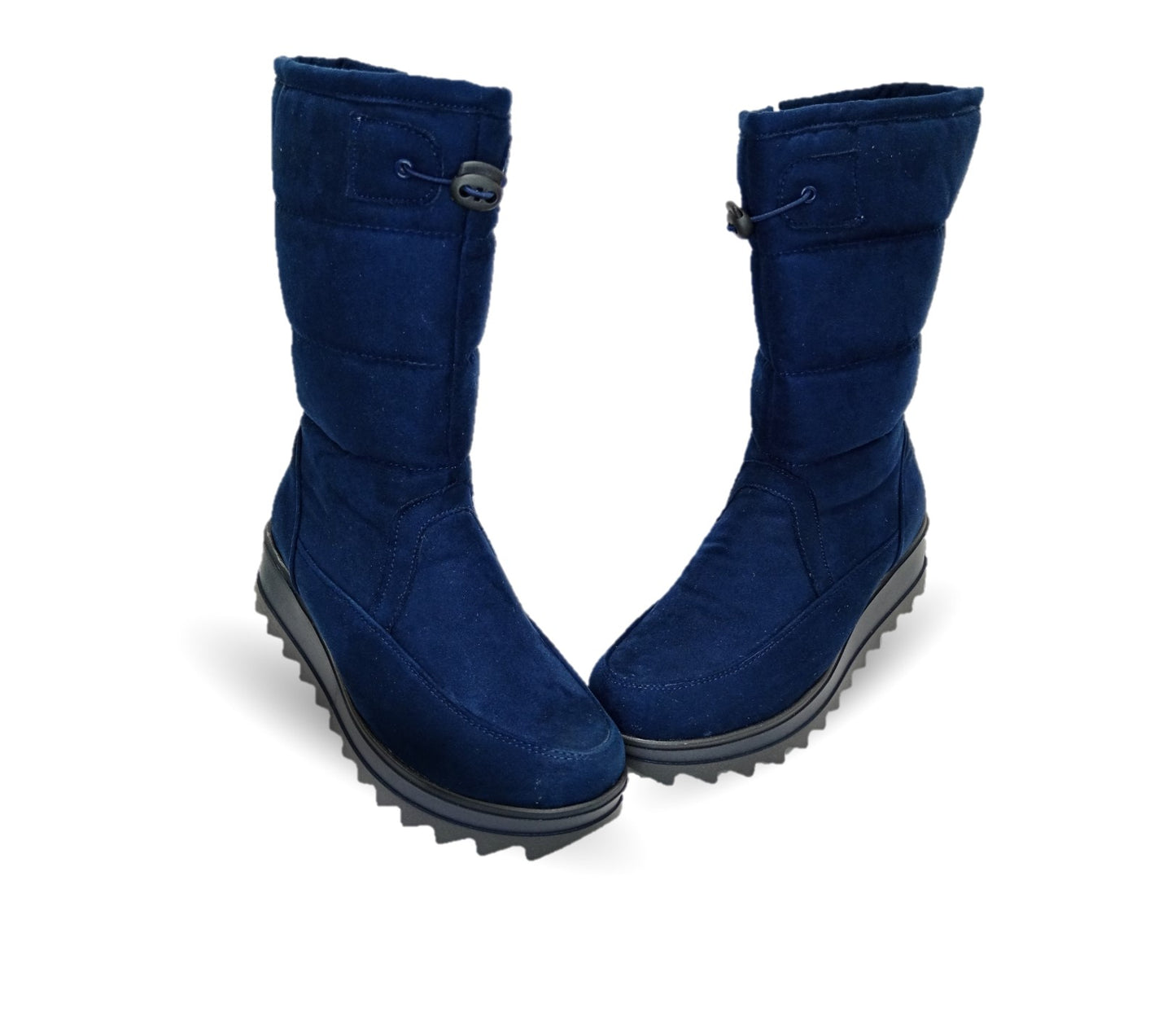 Bota Casual con cierre interno Itzel 385 Microfibra Marino para mujer