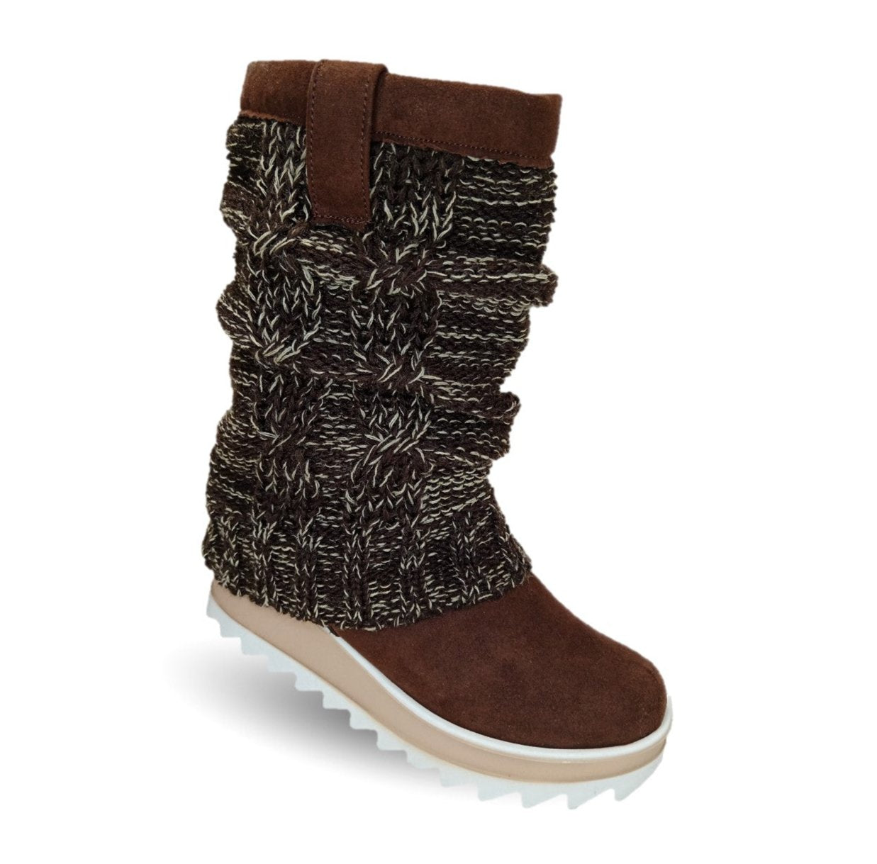 Bota Casual con cierre interno Itzel 410 Café para mujer