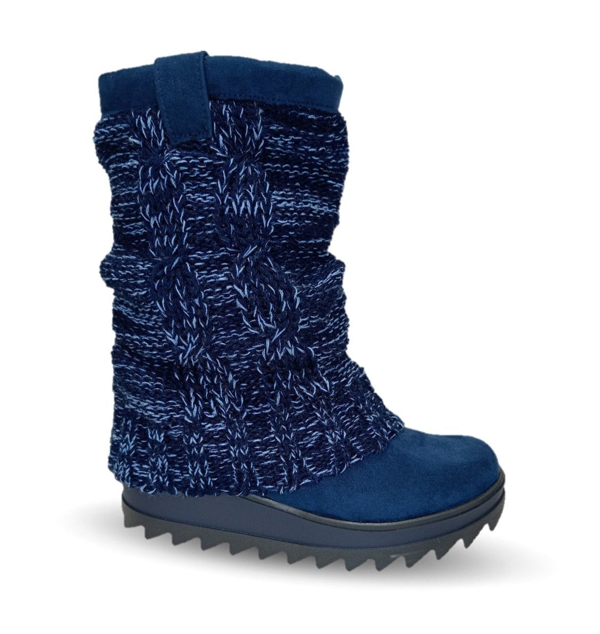 Bota Casual con cierre interno Itzel 410 Azul Marino para mujer