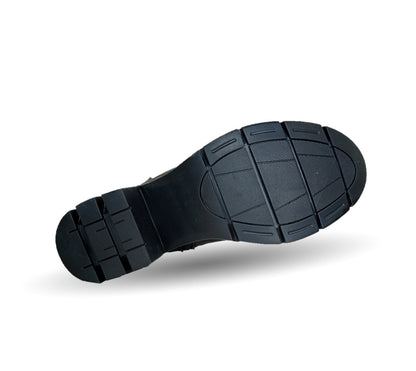 Bota Casual con cierre interno tacón mediano Itzel 871 Negro para mujer