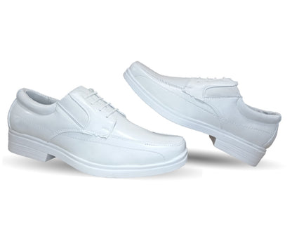 Zapato de Confort y Servicio de Piel Jack Newman 525 Blanco para hombre