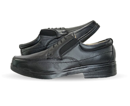 Zapato de Confort y Servicio de Piel Jack Newman 525 Negro para hombre