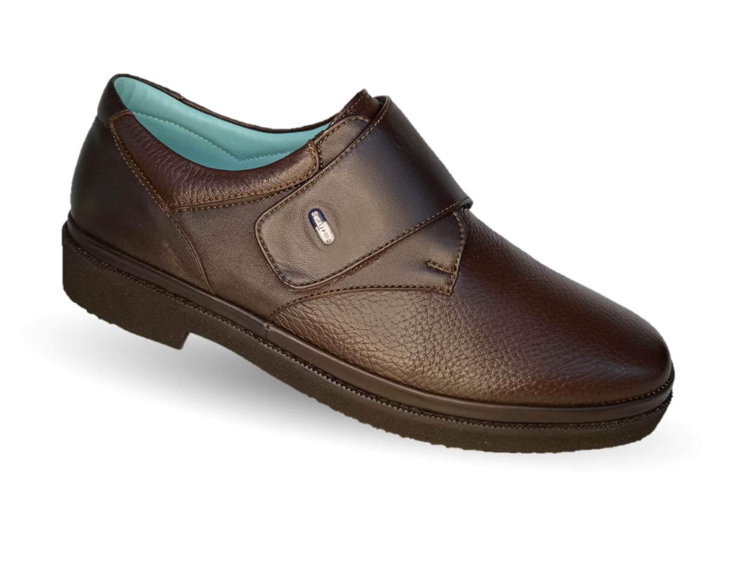 Zapato de Confort de piel de venado Jarking 1813 Café para caballero