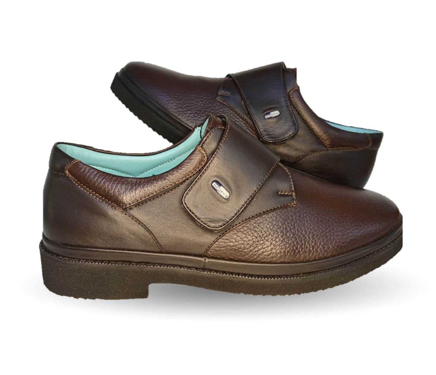 Zapato de Confort de piel de venado Jarking 1813 Café para caballero