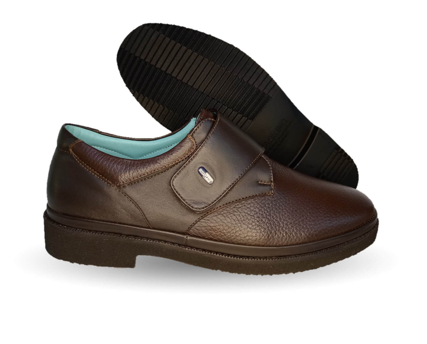 Zapato de Confort de piel de venado Jarking 1813 Café para caballero