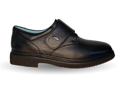 Zapato de Confort de piel de venado Jarking 1813 Negro para hombre