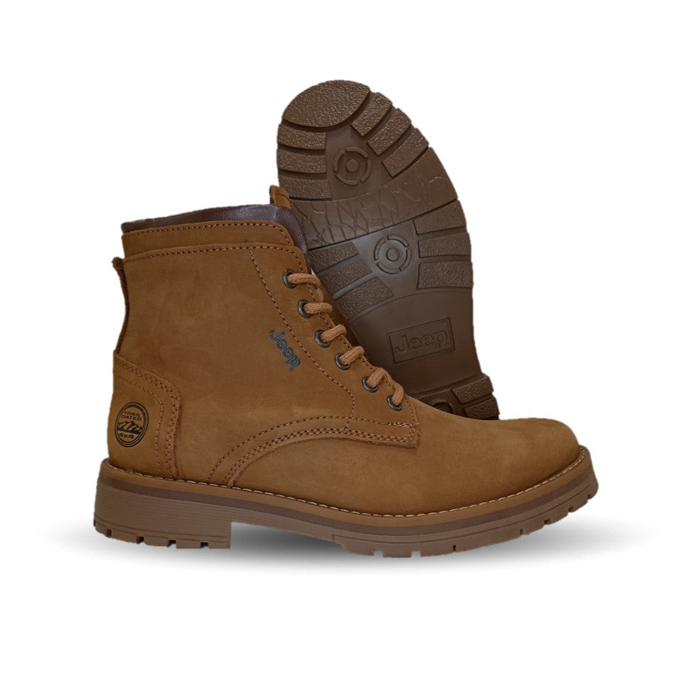 Botas Casuales de piel Jeep 10153 Nobuck Bronce para hombre