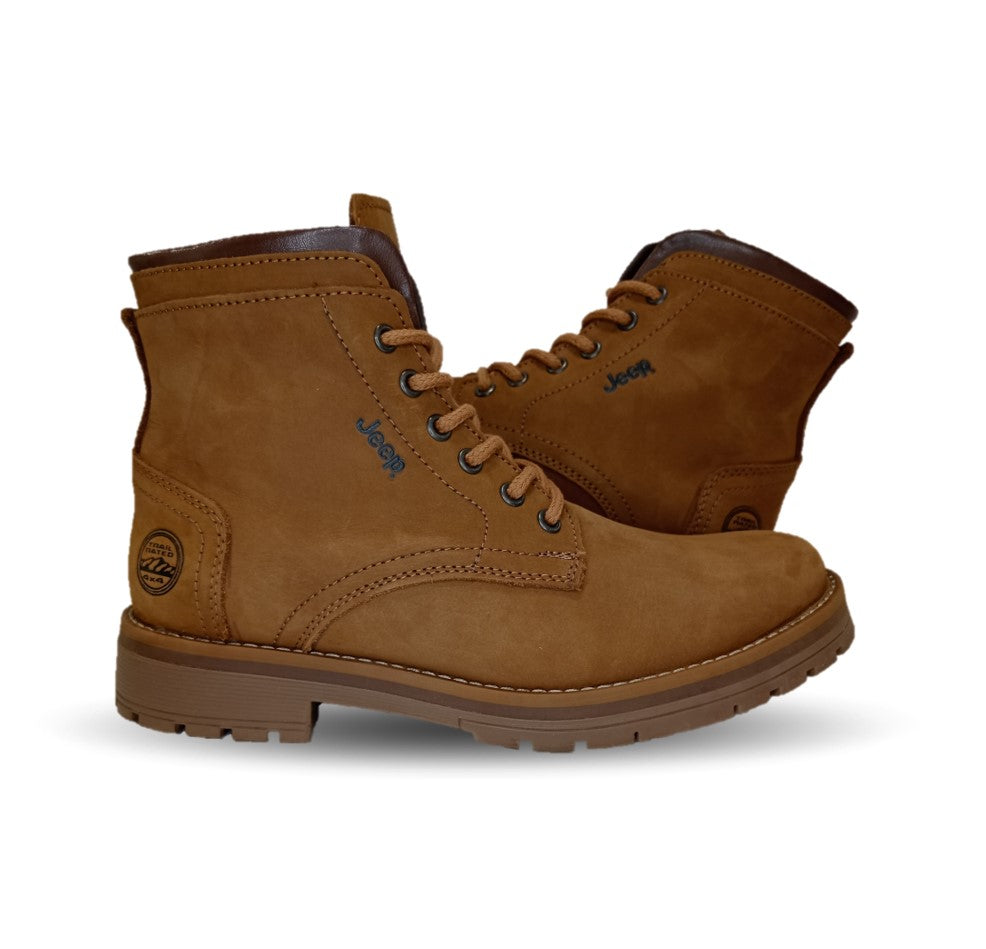 Botas Casuales de piel Jeep 10153 Nobuck Bronce para hombre