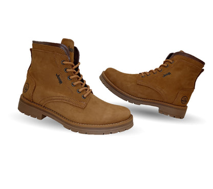 Botas Casuales de piel Jeep 10153 Nobuck Bronce para hombre