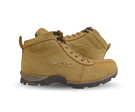 Bota Casual de piel Jeep 10427 Color Miel para hombre