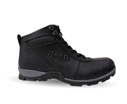 Botas Casuales de piel Jeep 10427 Negro para hombre