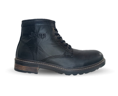 Botas Casuales de piel Jeep 20100 Negro para hombre