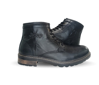 Botas Casuales de piel Jeep 20100 Negro para hombre
