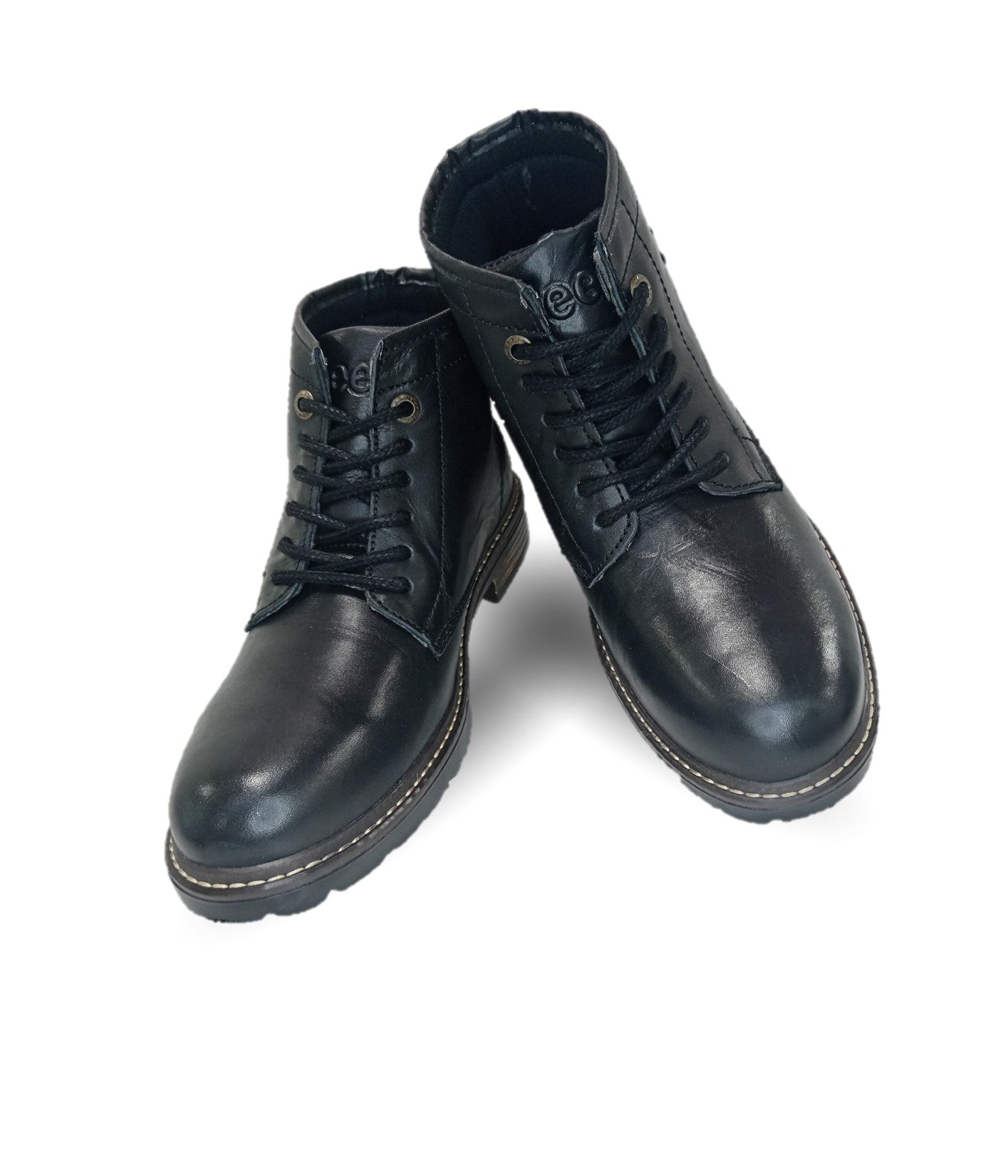 Botas Casuales de piel Jeep 20100 Negro para hombre