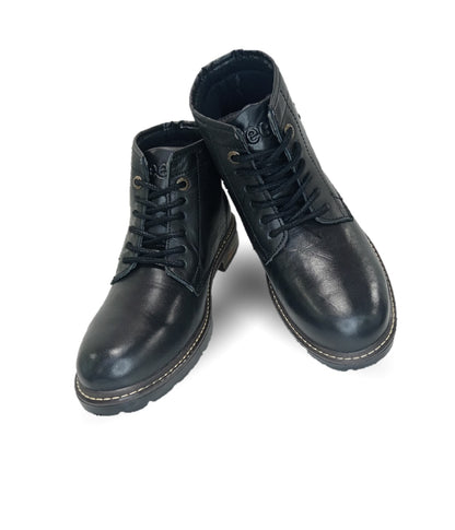 Botas Casuales de piel Jeep 20100 Negro para hombre