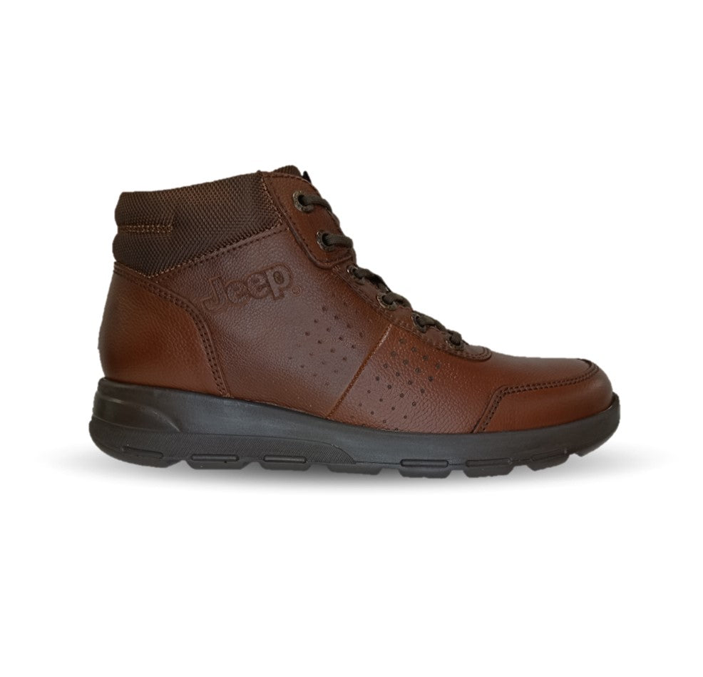 Botas Casuales de piel Jeep 2300  Flotter Café para hombre