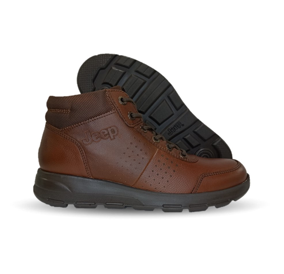 Botas Casuales de piel Jeep 2300  Flotter Café para hombre