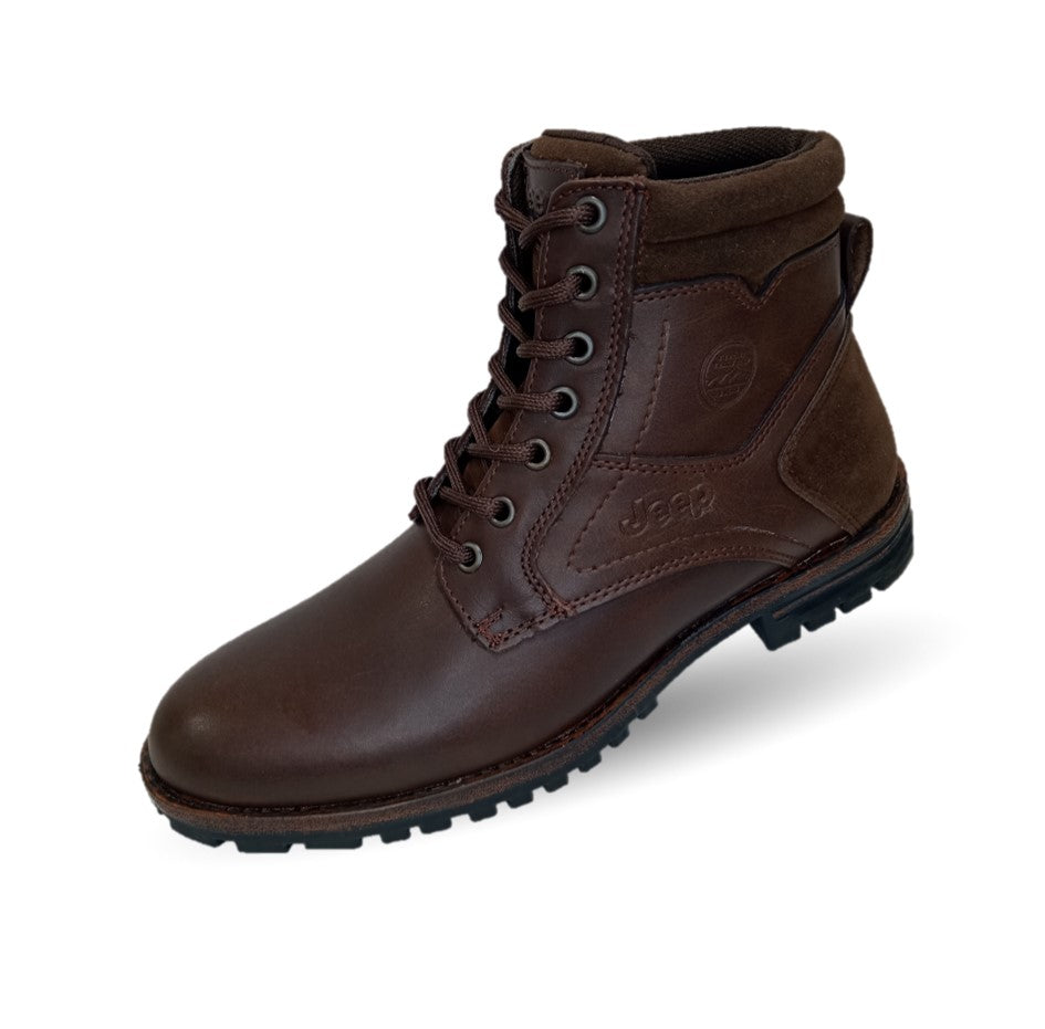 Botas Casuales de piel Jeep 44398 Café Encino para hombre