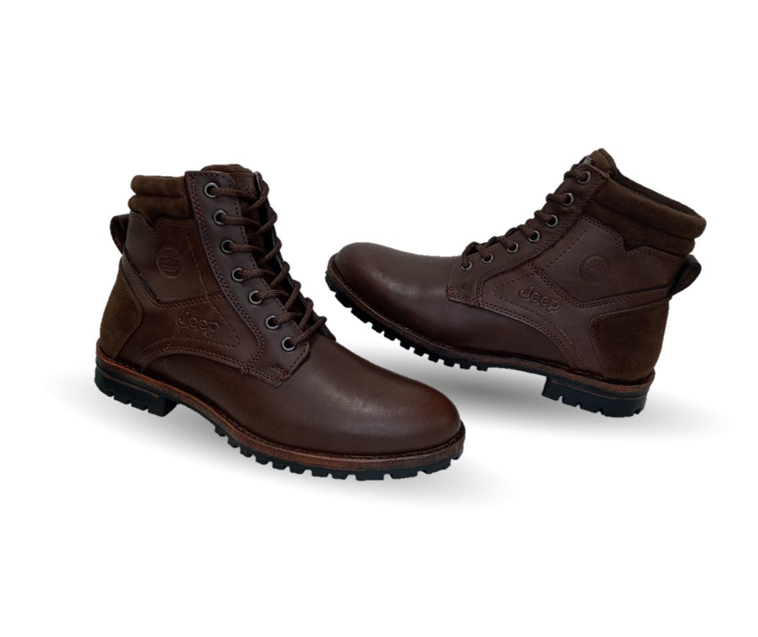 Botas Casuales de piel Jeep 44398 Café Encino para hombre