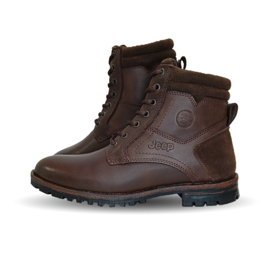 Botas Casuales de piel Jeep 44398 Café Encino para hombre