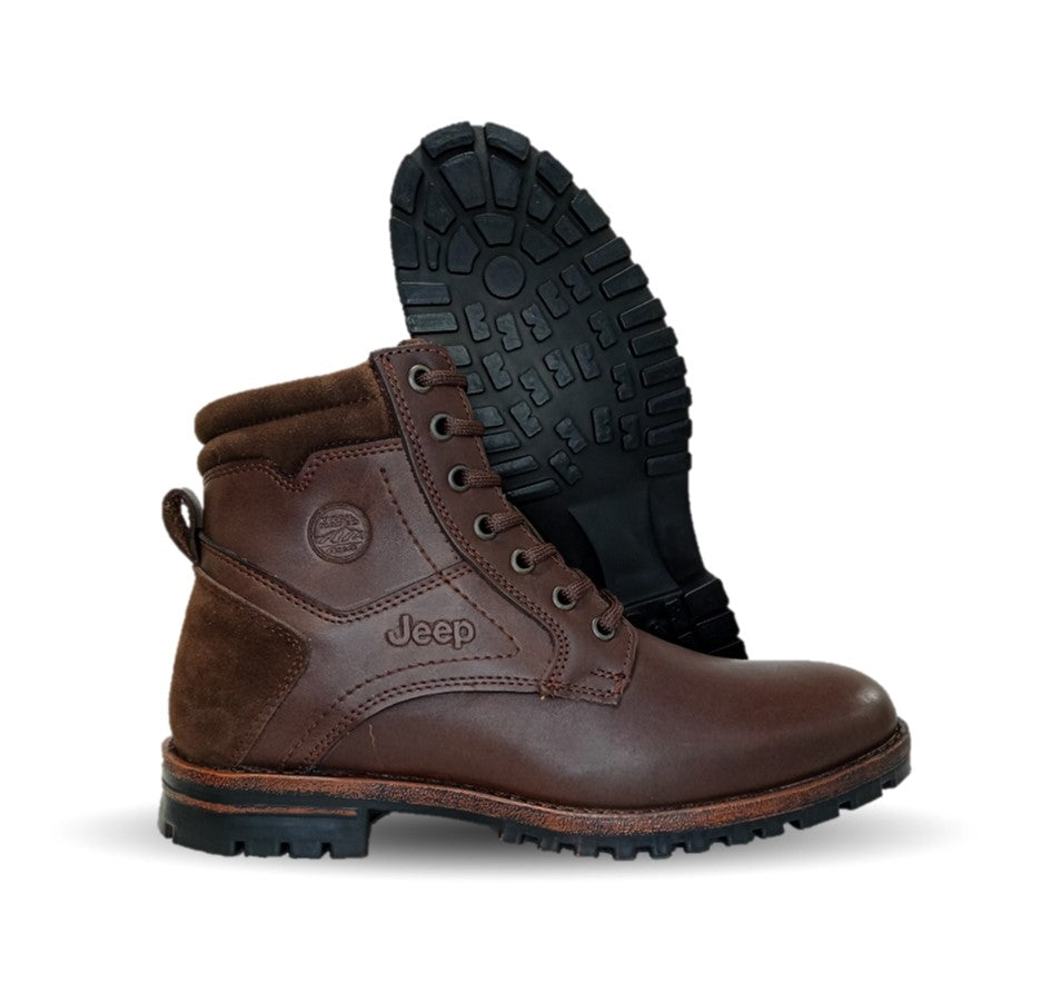 Botas Casuales de piel Jeep 44398 Café Encino para hombre