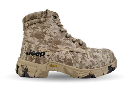 Botas Industriales y Casuales con casco Jeep 5130 Beige para hombre