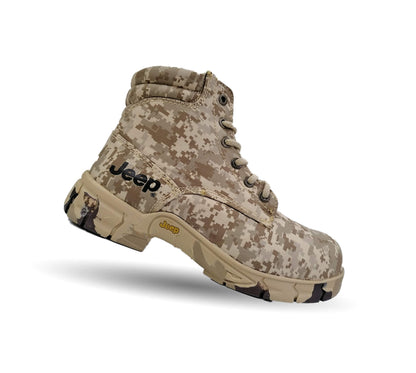 Botas Industriales y Casuales con casco Jeep 5130 Beige para hombre