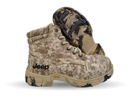 Botas Industriales y Casuales con casco Jeep 5130 Beige para hombre