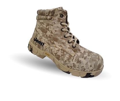 Botas Industriales y Casuales con casco Jeep 5130 Beige para hombre