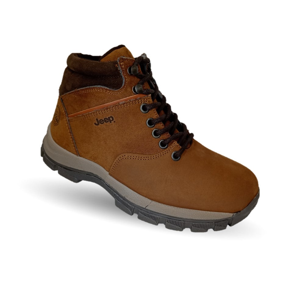 Botas Casuales de piel Jeep 550 Color Nobuck Bronce Unisex para hombre y mujer