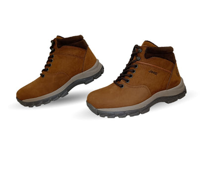 Botas Casuales de piel Jeep 550 Color Nobuck Bronce Unisex para hombre y mujer