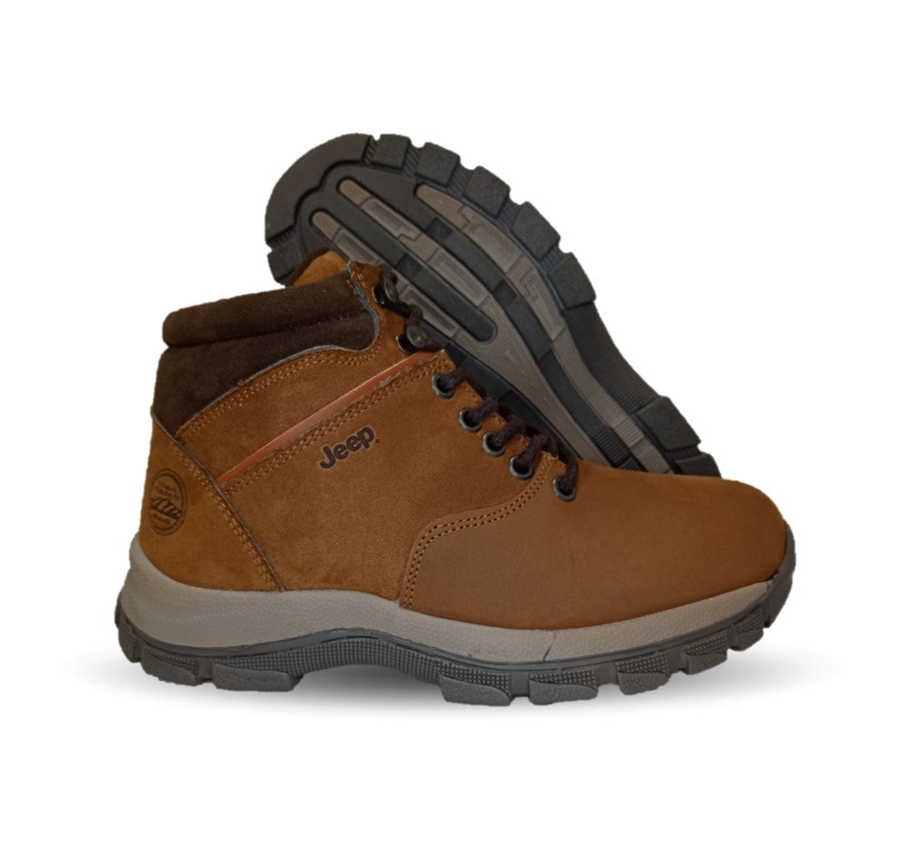 Botas Casuales de piel Jeep 550 Color Nobuck Bronce Unisex para hombre y mujer