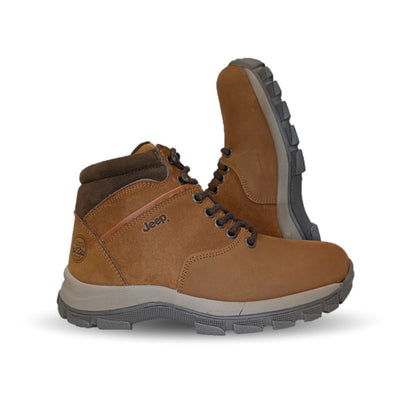 Botas Casuales de piel Jeep 550 Color Nobuck Bronce Unisex para hombre y mujer