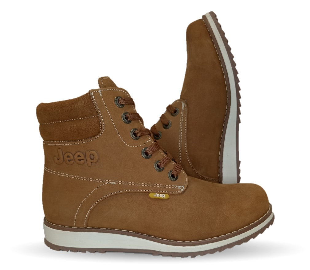 Botas Casuales de piel Jeep 9421 Bronce/Tabaco para mujer