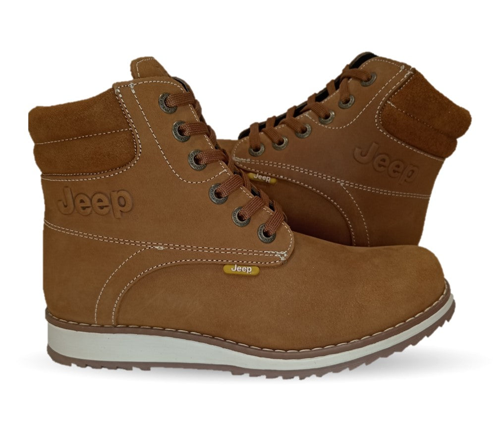 Botas Casuales de piel Jeep 9421 Bronce/Tabaco para mujer