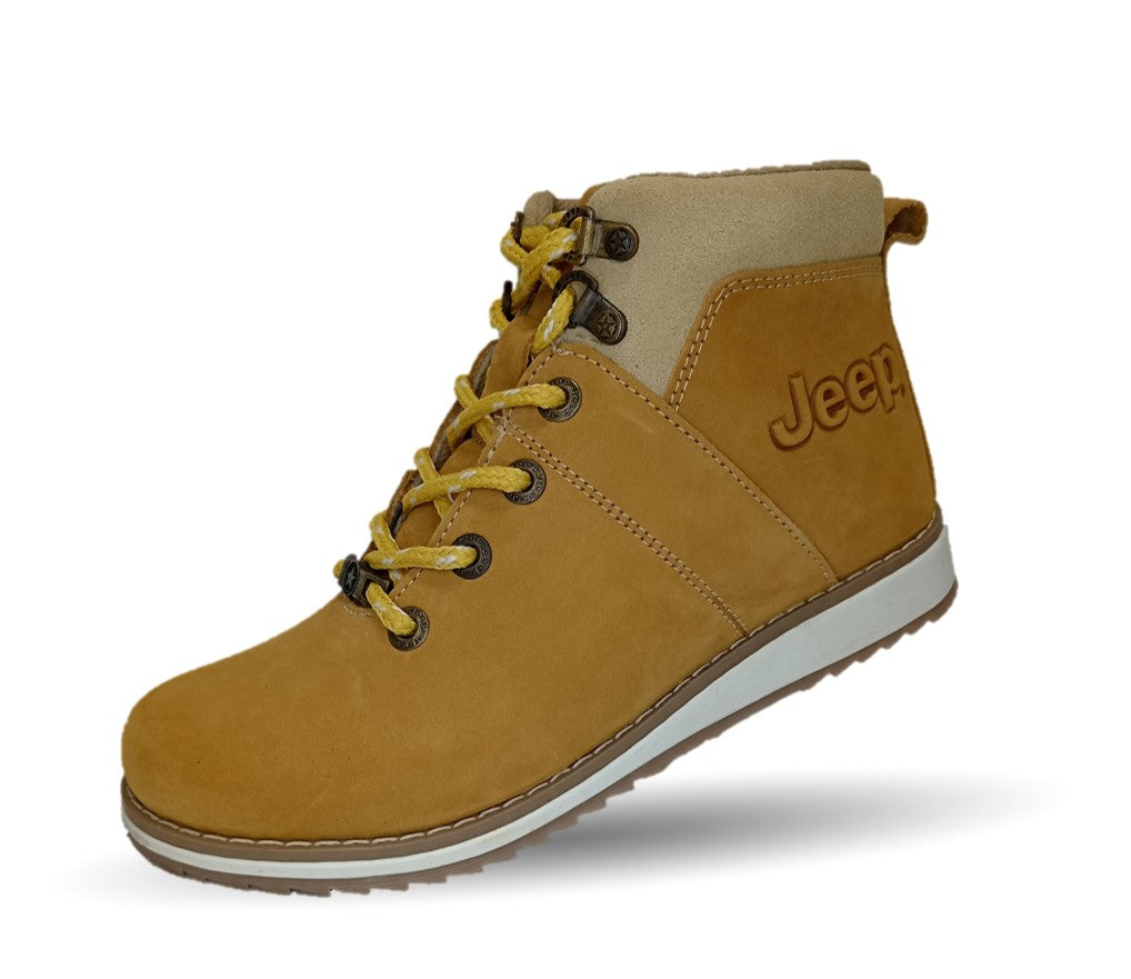 Botas Casuales de piel Jeep 9432 Nobuck Miel para mujer