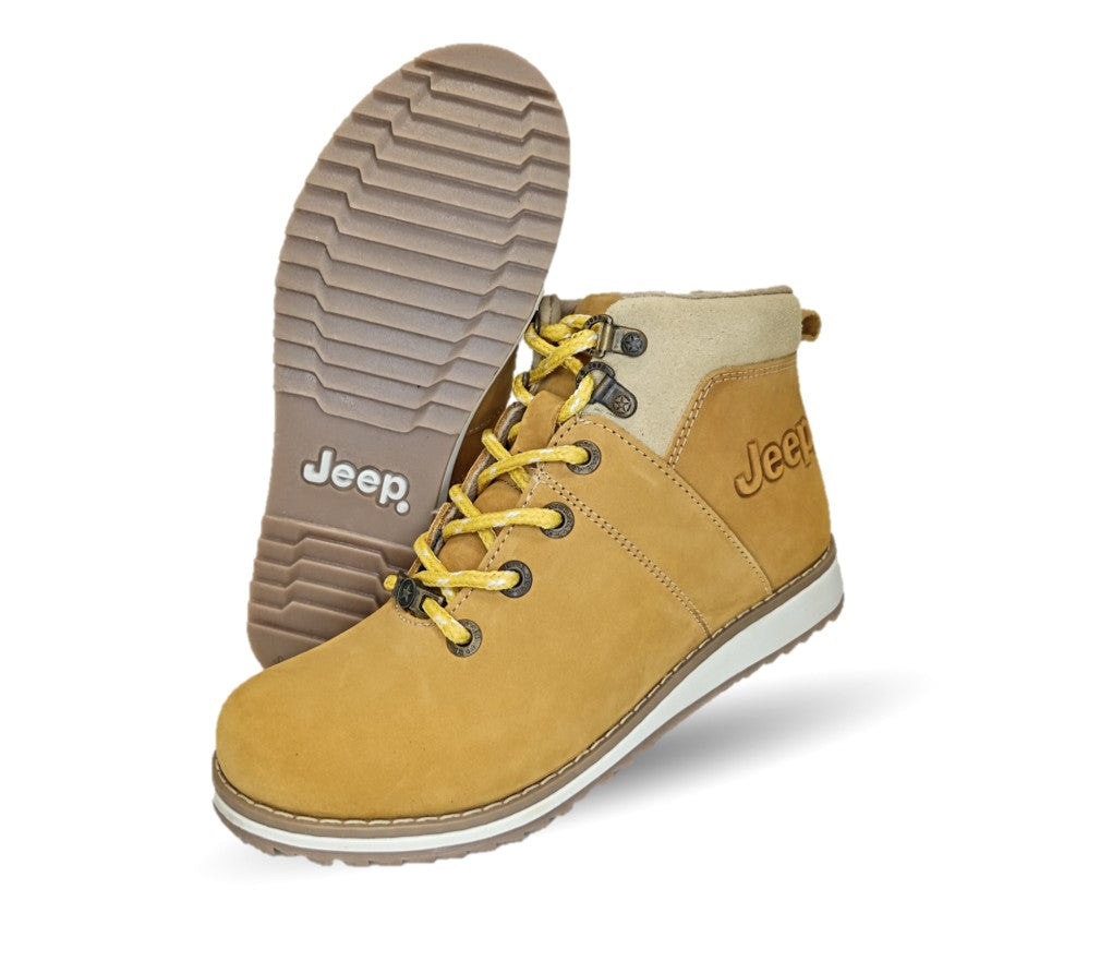 Botas Casuales de piel Jeep 9432 Nobuck Miel para mujer