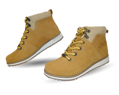 Botas Casuales de piel Jeep 9432 Nobuck Miel para mujer