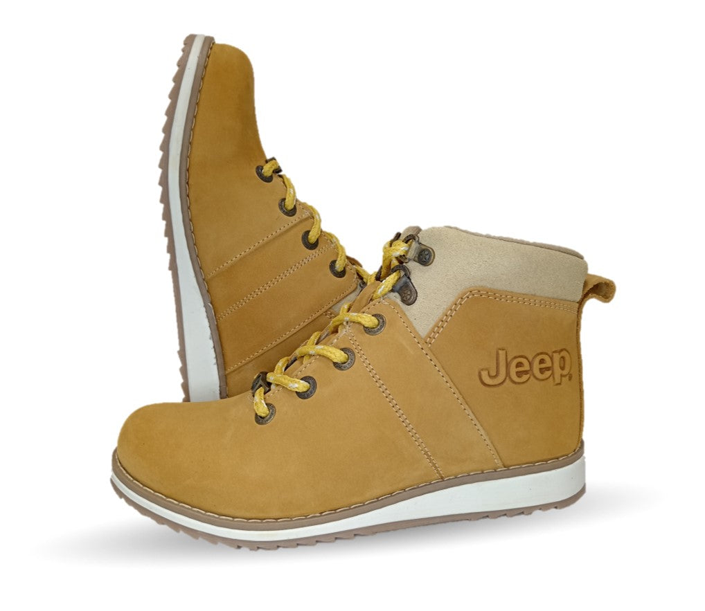 Botas Casuales de piel Jeep 9432 Nobuck Miel para mujer