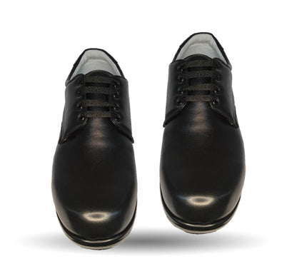 Zapato de Confort para pie diabético de piel de cabra Jet 484 Negro para hombre