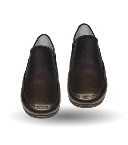 Zapato de Confort para pie diabético de piel de cabra Jet 8898 Negro para hombre